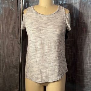 LOFT Cold Shoulder Short Sleeve Tee